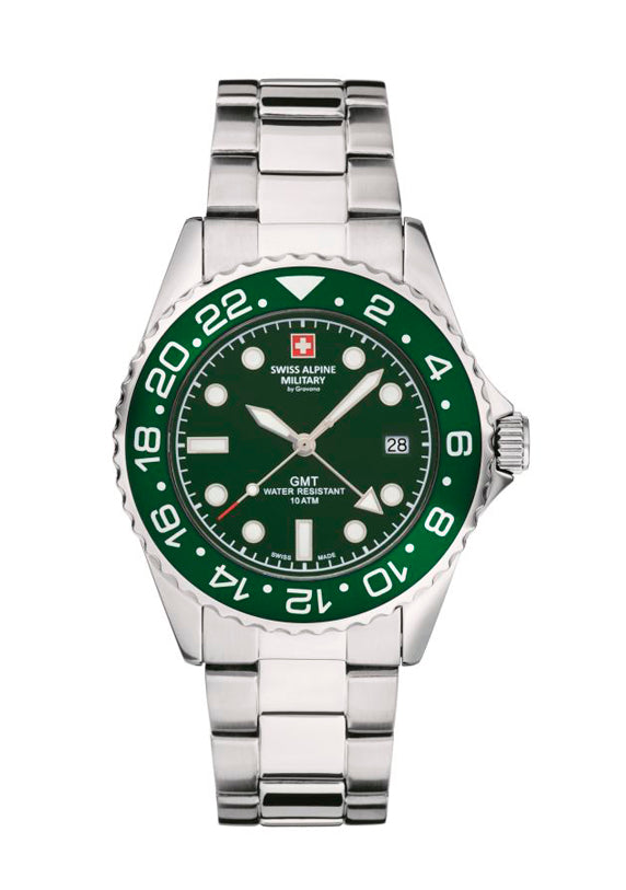 Swiss Alpine Military Master Diver GMT 42mm | Muller & Cia Swiss Alpine Military Master Diver GMT 42mm | Muller & Cia