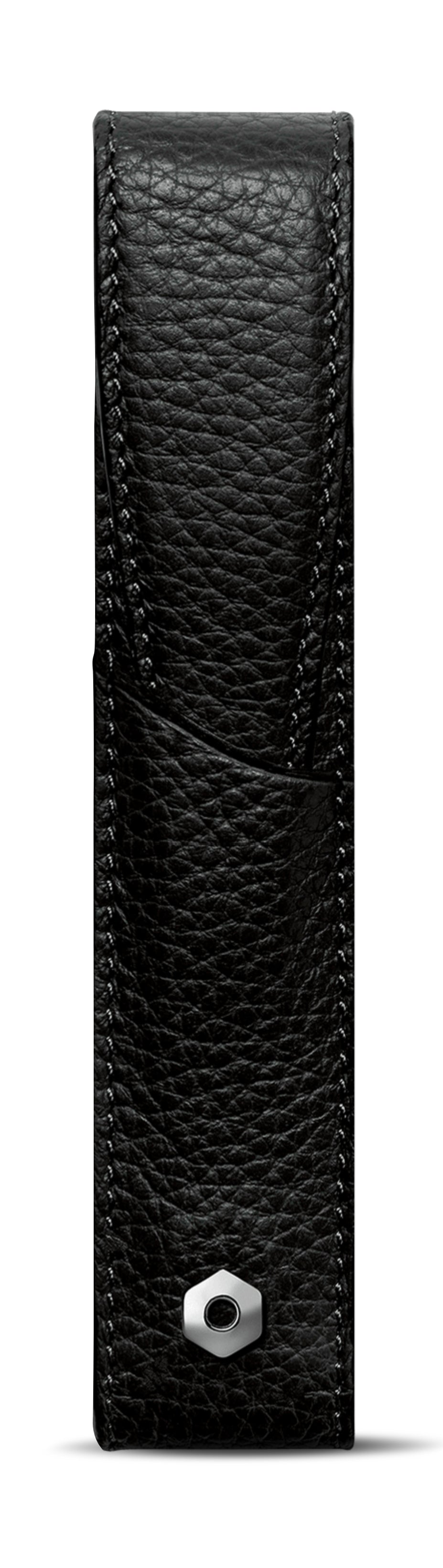 Estuche Cuero negro para colección LÉMAN
