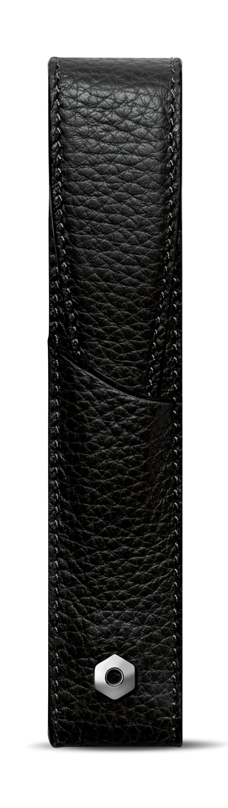 Estuche Cuero negro para colección LÉMAN