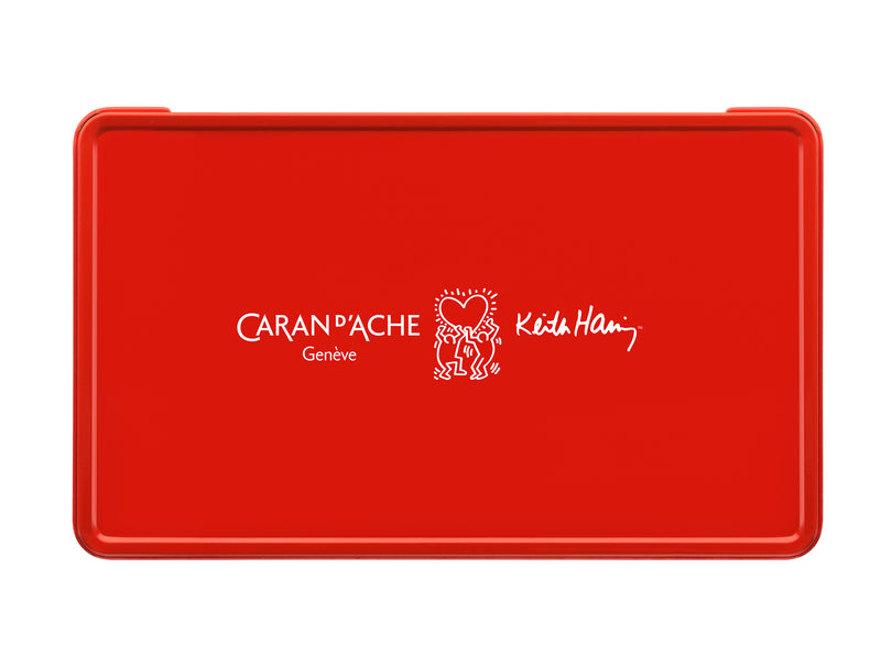 Set Bolígrafo ECRIDOR™ KEITH HARING + estuche de piel - Edición Especial