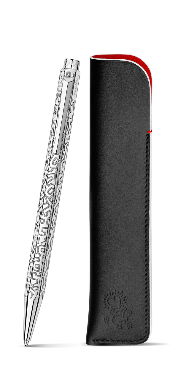Set Bolígrafo ECRIDOR™ KEITH HARING + estuche de piel - Edición Especial