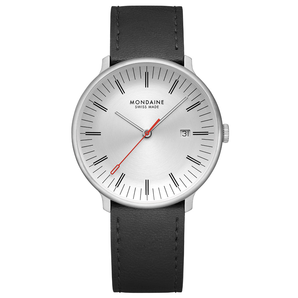 DOPPIO 41mm quartz - Acero matte
