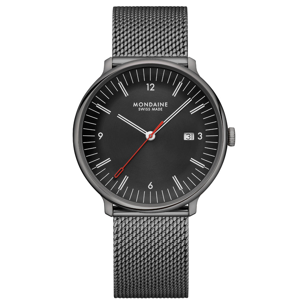 DOPPIO 41mm quartz - Acero matte