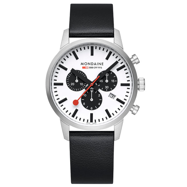 NEO, CUERO VEGAN DE UVA, color NEGRO, 41 MM.