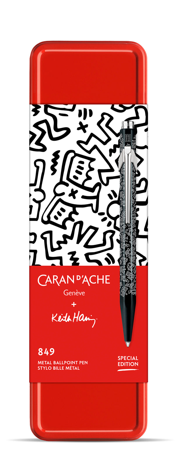 Bolígrafo 849™ KEITH HARING Negro - Edición Especial